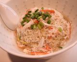 蟹餡かけチャーハン作り方5写真