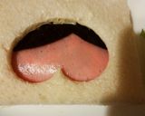 キャラ弁♪おしりたんてい♪サンドイッチ作り方7写真