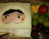 キャラ弁♪おしりたんてい♪サンドイッチ作り方10写真