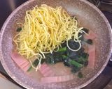 いちいち茹でない ポパイエッグパスタ作り方6写真