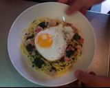 いちいち茹でない ポパイエッグパスタ作り方11写真