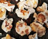 フライパンで簡単 薬味乗せ 焼き鳥風作り方5写真