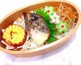 5月28日 サワラ西京漬け弁当 詰め方作り方3写真
