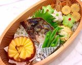 5月28日 サワラ西京漬け弁当 詰め方作り方6写真
