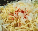 キャンプで使える「らっきょう塩焼きそば」作り方5写真