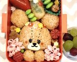 くまのがっこう♡ジャッキー キャラ弁作り方13写真