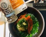 ケールとサーモンの豆乳玄米リゾット作り方3写真