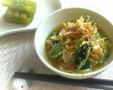 榎茸と水菜と油揚げの煮付け♪作り方3写真