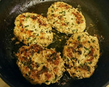 にらとえのきの和風ハンバーグ作り方4写真