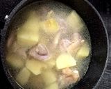 鶏肉とじゃがいものキムチ煮込み作り方3写真