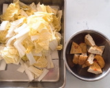 食べすぎちゃう♬がんもどきと白菜の煮物作り方1写真