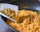 グリーンピース入りカレーチャーハン作り方7写真