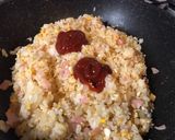 グリーンピース入りカレーチャーハン作り方6写真
