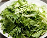 鶏肉と水菜の和風パスタ⁂お手軽簡単作り方1写真
