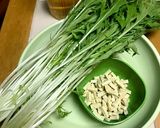 高野豆腐と水菜のさっと煮作り方1写真