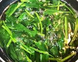 ほうれん草とじゃこの和え物☆作り方1写真