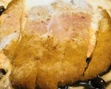簡単●「ビッグカツ」＆茸の甘辛玉子とじ作り方2写真