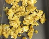 チーズカレー風味の炒り卵作り方3写真