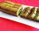 抹茶と小豆の　　　　ハーフパウンドケーキ作り方8写真