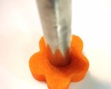人参の飾り切り カワイイお花作り方3写真