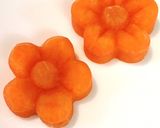 人参の飾り切り カワイイお花作り方7写真