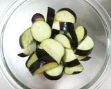 レンジ２分！なすカニカマ胡麻マヨサラダ作り方2写真