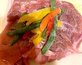 圧力鍋 簡単野菜鳥肉巻き お弁当 作置作り方3写真