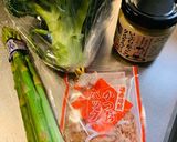 ブロッコリーとアスパラのいぶりがっこ和え作り方1写真