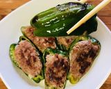 簡単！粉無し！剥がれないピーマンの肉詰め作り方7写真