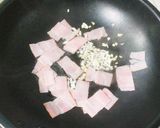 パクチーたっぷりタイ風ベーコンニラ玉作り方3写真