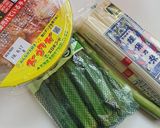 キムチと夏野菜の素麺作り方1写真
