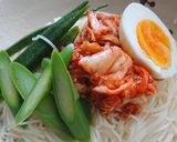 キムチと夏野菜の素麺作り方5写真