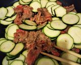 とろとろズッキーニと牛肉(豚)の炒め煮作り方4写真