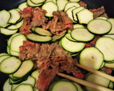 とろとろズッキーニと牛肉(豚)の炒め煮作り方4写真