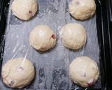 ルバーブとクリームチーズ入りの白いパン作り方10写真