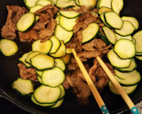 とろとろズッキーニと牛肉(豚)の炒め煮作り方6写真