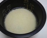 豆の茹で汁で炊くと絶品☆えんどう豆ご飯作り方1写真