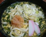明太子入り❤とろ~りニラ玉あんかけうどん作り方6写真
