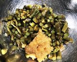 わらびの酢味噌和え・ワサビ醤油和え作り方5写真