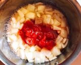 お豆のカレートマトスープ♡作り方4写真