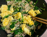 ほうれん草ともやしのオイスターソース炒め作り方9写真