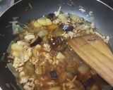 ひき肉となすカレ－作り方3写真