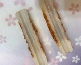 チクワと魚肉ソーセージのマヨチーズ焼き作り方2写真