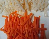 ★レンコンとこんにゃくと人参のきんぴら作り方1写真