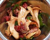 レンジで簡単☆牛肉ときのこの中華蒸し作り方1写真