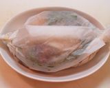 レンジで簡単☆牛肉ときのこの中華蒸し作り方2写真