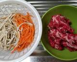 牛肉入り♪ボリュームアップきんぴらごぼう作り方1写真