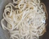 ＊お一人様のにんにく塩ダレうどん＊作り方1写真