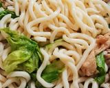 ＊お一人様のにんにく塩ダレうどん＊作り方5写真