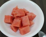 すいかの塩＆白ワインのジュレ掛け作り方5写真